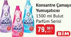 BULUT PARFÜM SERİSİ KONSANTRE ÇAMAŞIR YUMUŞATICISI 1500 ML BULUT PARFÜM SERİSİ KONSANTRE ÇAMAŞIR YUMUŞATICISI 1500 ML
